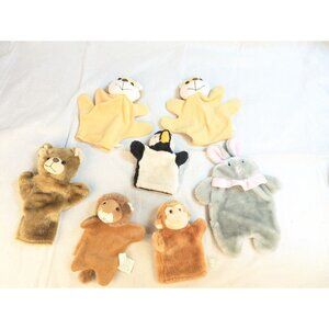 Lot Of 7 Mostly Vintage Hand Puppets‎ Pre School  Improv Theater